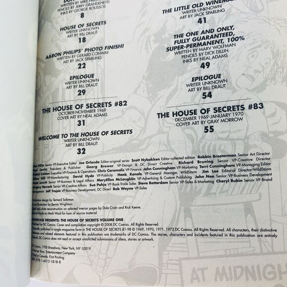 1st Print DC Showcase Presents THE HOUSE OF SECRETS Vol 1 Graphic Novel TPB - Picture 5 of 8